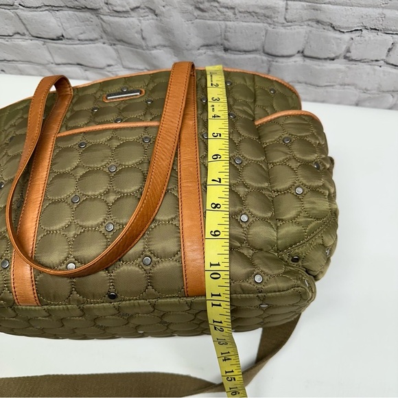 Rebecca Minkoff bay diaper bag Stylish Olive Green Quilted - Picture 6 of 12